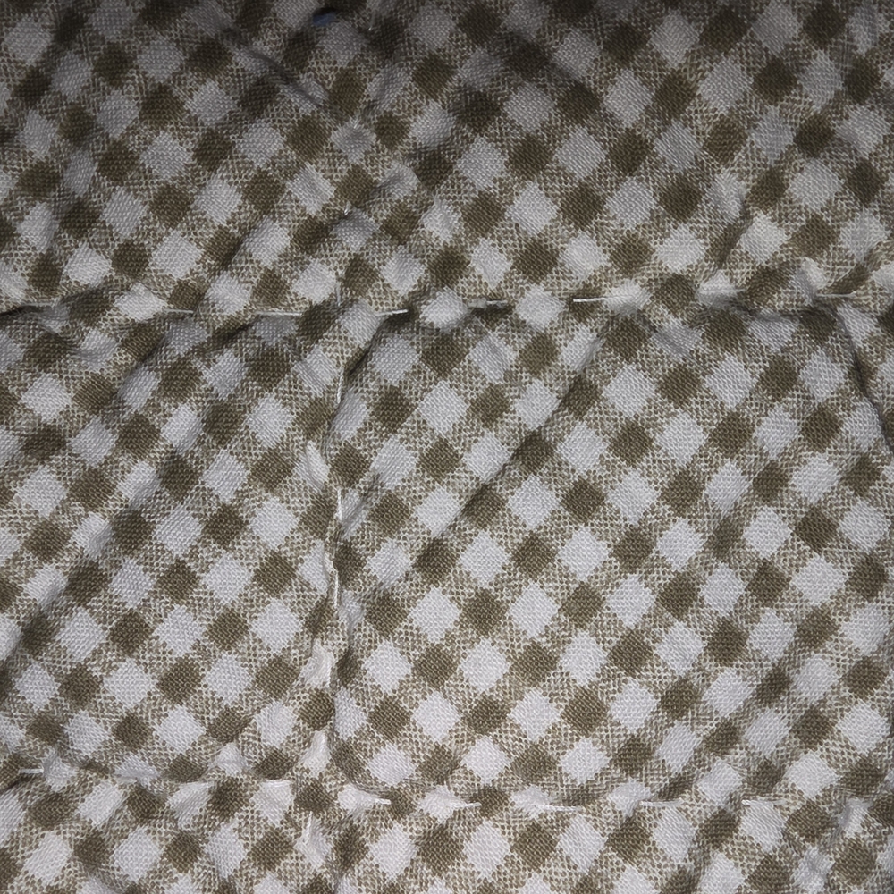Patchwork Cotton Quilt - Blue, Red, Green Plaid - Picture 7 of 7